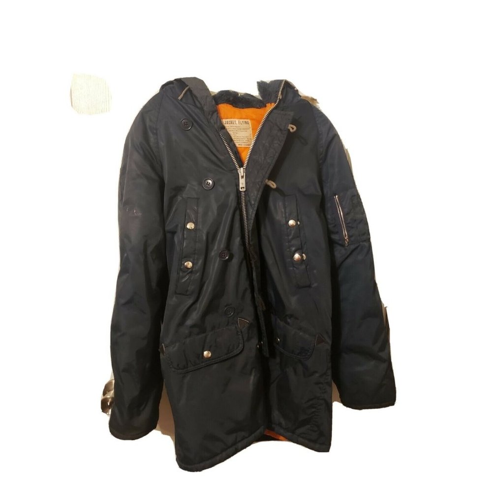 Arctic Parka by Envoy Men's Sz M Blue Winter Coat Jacket w/ Hood